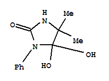 2-Imidazolidinone,5,5-dihydroxy-4,4-dimethyl-1-phenyl-