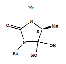 2-IMIDAZOLIDINONE,4,4-DIHYDROXY-1,5-DIMETHYL-3-PHENYL-,(5S)-