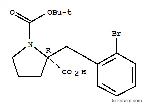 Molecular Structure of 706806-71-5 (Boc-(R)-a-(2-bromo-benzyl)-proline)
