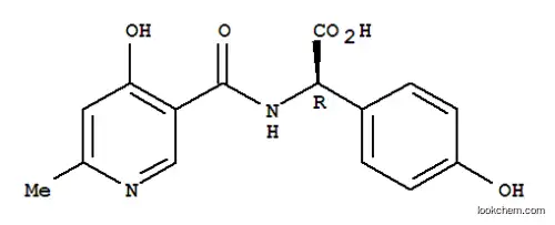 Molecular Structure of 70785-61-4 (2-(4-Hydroxy-6-methylnicotinamido)-2-(4-hydroxyphenyl)acetic acid)