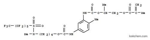 Molecular Structure of 70900-36-6 (2-[[[[2-methyl-5-[[[4-[methyl[(tridecafluorohexyl)sulphonyl]amino]butoxy]carbonyl]amino]phenyl]amino]carbonyl]oxy]propyl methacrylate)
