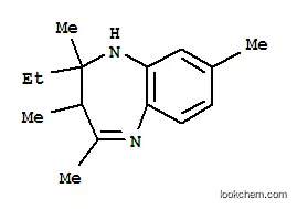 Molecular Structure of 710355-62-7 (1H-1,5-Benzodiazepine,2-ethyl-2,3-dihydro-2,3,4,8-tetramethyl-(9CI))