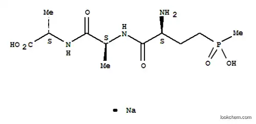 Molecular Structure of 71048-99-2 (BIALAPHOS SODIUM SALT)