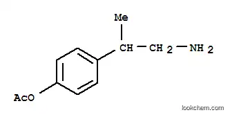 Molecular Structure of 711598-73-1 (Phenol, 4-(2-amino-1-methylethyl)-, acetate (ester) (9CI))