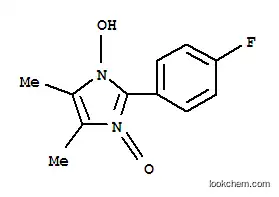 Molecular Structure of 712287-80-4 (1H-Imidazole,2-(4-fluorophenyl)-1-hydroxy-4,5-dimethyl-,3-oxide(9CI))