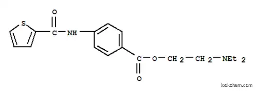 Molecular Structure of 712305-93-6 (Benzoic acid,4-[(2-thienylcarbonyl)amino]-,2-(diethylamino)ethyl ester)
