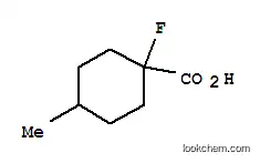 Molecular Structure of 712353-87-2 (Cyclohexanecarboxylic acid, 1-fluoro-4-methyl- (9CI))