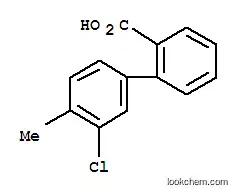 Molecular Structure of 71501-51-4 (3'-chloro-4'-methyl[1,1'-biphenyl]-2-carboxylic acid)