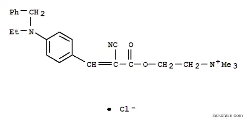 [2-[[2-Cyano-3-[4-[ethylbenzylamino]phenyl]-1-oxoallyl]oxy]ethyl]trimethylammonium chloride