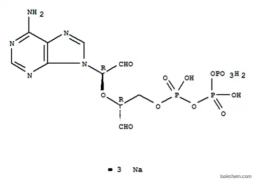 Molecular Structure of 71997-40-5 (ADENOSINE 5'-TRIPHOSPHATE, PERIODATE OXIDIZED SODIUM SALT)