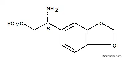 Molecular Structure of 723284-83-1 ((S)-3-AMINO-3-(3,4-METHYLENEDIOXYPHENYL)PROPIONIC ACID)