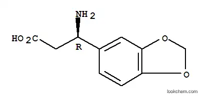 Molecular Structure of 723284-85-3 ((R)-3-AMINO-3-(3,4-METHYLENEDIOXYPHENYL)PROPIONIC ACID)