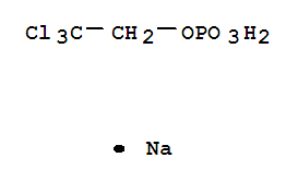 Ethanol,2,2,2-trichloro-, 1-(dihydrogen phosphate), sodium salt (1:1)