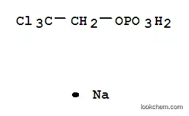 Molecular Structure of 7246-20-0 (sodium 2,2,2-trichloroethyl hydrogen phosphate)