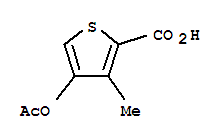 2-Thiophenecarboxylicacid, 4-(acetyloxy)-3-methyl-