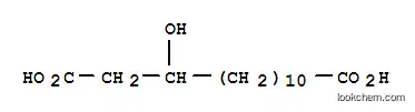 Molecular Structure of 73179-89-2 (3-hydroxy-tetradecanedioic acid)