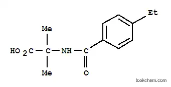 Molecular Structure of 732304-31-3 (Alanine,  N-(4-ethylbenzoyl)-2-methyl-)