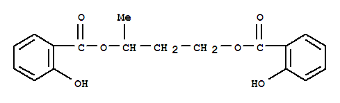 Benzoic acid,2-hydroxy-, 1-methyl-1,3-propanediyl ester (9CI)
