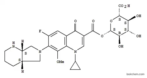 Molecular Structure of 733002-61-4 (Moxifloxacin Acyl-b-D-glucuronide)