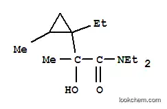 Molecular Structure of 733046-19-0 (Cyclopropaneacetamide, N,N,1-triethyl-alpha-hydroxy-alpha,2-dimethyl- (9CI))
