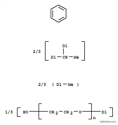 Molecular Structure of 73309-45-2 (bis[1-(Methylphenyl)ethyl]phenol, ethoxylated)