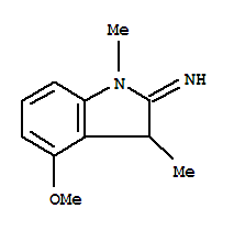 2H-INDOL-2-IMINE,1,3-DIHYDRO-4-METHOXY-1,3-DIMETHYL-