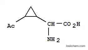 Molecular Structure of 733717-35-6 (Cyclopropaneacetic acid, 2-acetyl-alpha-amino- (9CI))