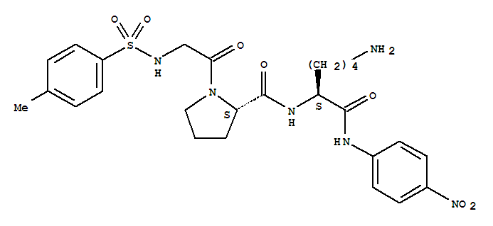 L-Lysinamide,N-[(4-methylphenyl)sulfonyl]glycyl-L-prolyl-N-(4-nitrophenyl)-