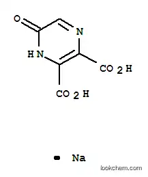 Molecular Structure of 73403-49-3 (6-Oxo-1,6-dihydro-pyrazine-2,3-dicarboxylic acid monosodium salt)