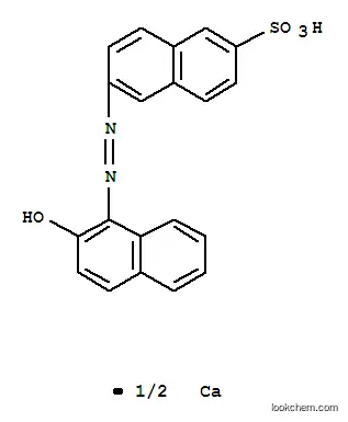 Molecular Structure of 73612-32-5 (6-[(2-Hydroxy-1-naphthalenyl)azo]-2-naphthalenesulfonic acid, calcium salt (2:1))