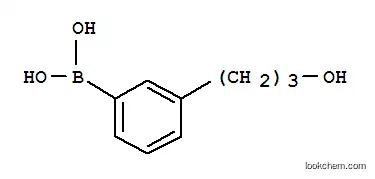 Molecular Structure of 736989-98-3 ([3-(3-HYDROXYPROPYL)PHENYL]BORONIC ACID)