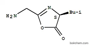 Molecular Structure of 738570-00-8 (5(4H)-Oxazolone,2-(aminomethyl)-4-(2-methylpropyl)-,(4S)-(9CI))