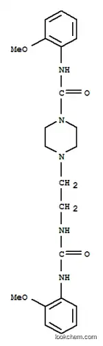 Molecular Structure of 7403-63-6 (N-(2-methoxyphenyl)-4-[2-[(2-methoxyphenyl)carbamoylamino]ethyl]pipera zine-1-carboxamide)
