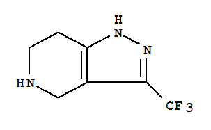 1H-Pyrazolo[4,3-c]pyridine,4,5,6,7-tetrahydro-3-(trifluoromethyl)-