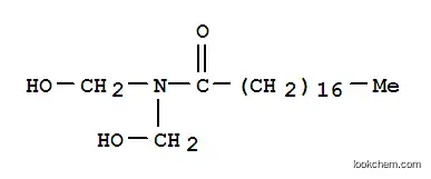 Molecular Structure of 7441-36-3 (N,N-bis(hydroxymethyl)stearamide)