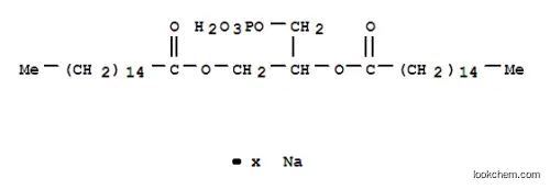 Molecular Structure of 74427-52-4 (L-BETA,GAMMA-DIPALMITOYL-ALPHA-PHOSPHATIDIC ACID DISODIUM SALT)