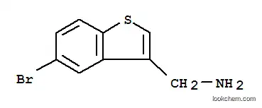 Molecular Structure of 744985-64-6 ((5-BROMO-3-BENZO[B]THIENYL)METHYLAMINE)