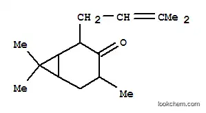 Molecular Structure of 74499-58-4 (4,7,7-trimethyl-2-(3-methyl-2-butenyl)bicyclo[4.1.0]heptan-3-one)