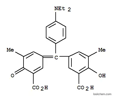 Benzoic acid, 5-((3-carboxy-5-methyl-4-oxo-2,5-cyclohexadien-1-ylidene)(4-(diethylamino)phenyl)methyl)-2-hydroxy-3-methyl-