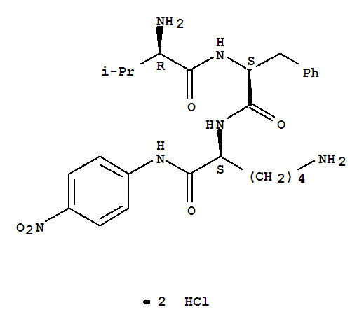 L-Lysinamide,D-valyl-L-phenylalanyl-N-(4-nitrophenyl)-, dihydrochloride (9CI)