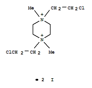 1,4-bis(2-chloroethyl)-1,4-dimethylpiperazinediium