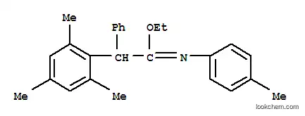 Molecular Structure of 7474-33-1 (ethyl (1Z)-N-(4-methylphenyl)-2-phenyl-2-(2,4,6-trimethylphenyl)ethanimidoate)