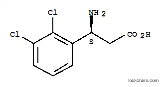 Molecular Structure of 748128-13-4 ((S)-3-AMINO-3-(2,3-DICHLORO-PHENYL)-PROPIONIC ACID)