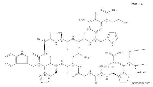 Molecular Structure of 74815-57-9 (GASTRIN RELEASING PEPTIDE, PORCINE)