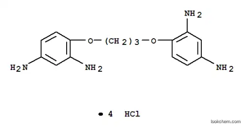 Molecular Structure of 74918-21-1 (1,3-Bis(2,4-diaminophenoxy)propane tetrahydrochloride)