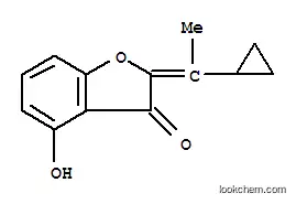 3(2H)-Benzofuranone, 2-(1-cyclopropylethylidene)-4-hydroxy- (9CI)