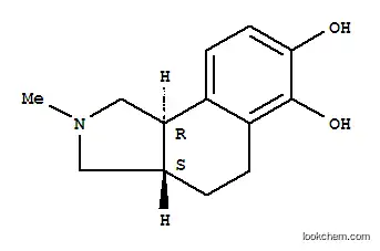 Molecular Structure of 754146-36-6 (1H-Benz[e]isoindole-6,7-diol, 2,3,3a,4,5,9b-hexahydro-2-methyl-, trans- (9CI))