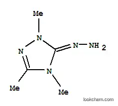 Molecular Structure of 754201-48-4 (3H-1,2,4-Triazol-3-one,2,4-dihydro-2,4,5-trimethyl-,hydrazone(9CI))