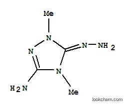 Molecular Structure of 754201-52-0 (3H-1,2,4-Triazol-3-one,5-amino-2,4-dihydro-2,4-dimethyl-,hydrazone(9CI))