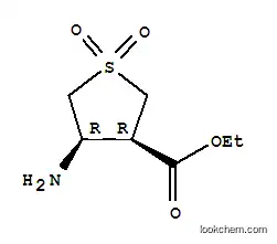 3-Thiophenecarboxylicacid,4-aminotetrahydro-,ethylester,1,1-dioxide,cis-(9CI)